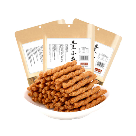 手工小麻花零食袋装280g